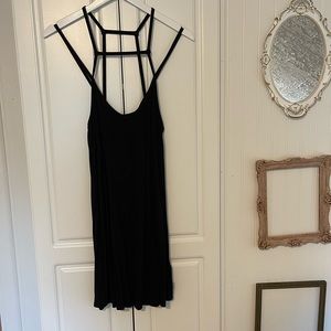 RVCA Strappy Black Mini Dress